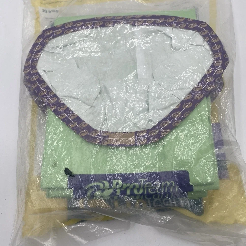10 Pack Genuine ProTeam Super Coach Pro 10qt Micro‎ Filter Vacuum Bags 107313